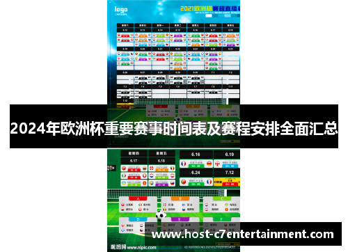 2024年欧洲杯重要赛事时间表及赛程安排全面汇总