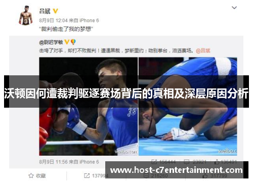沃顿因何遭裁判驱逐赛场背后的真相及深层原因分析